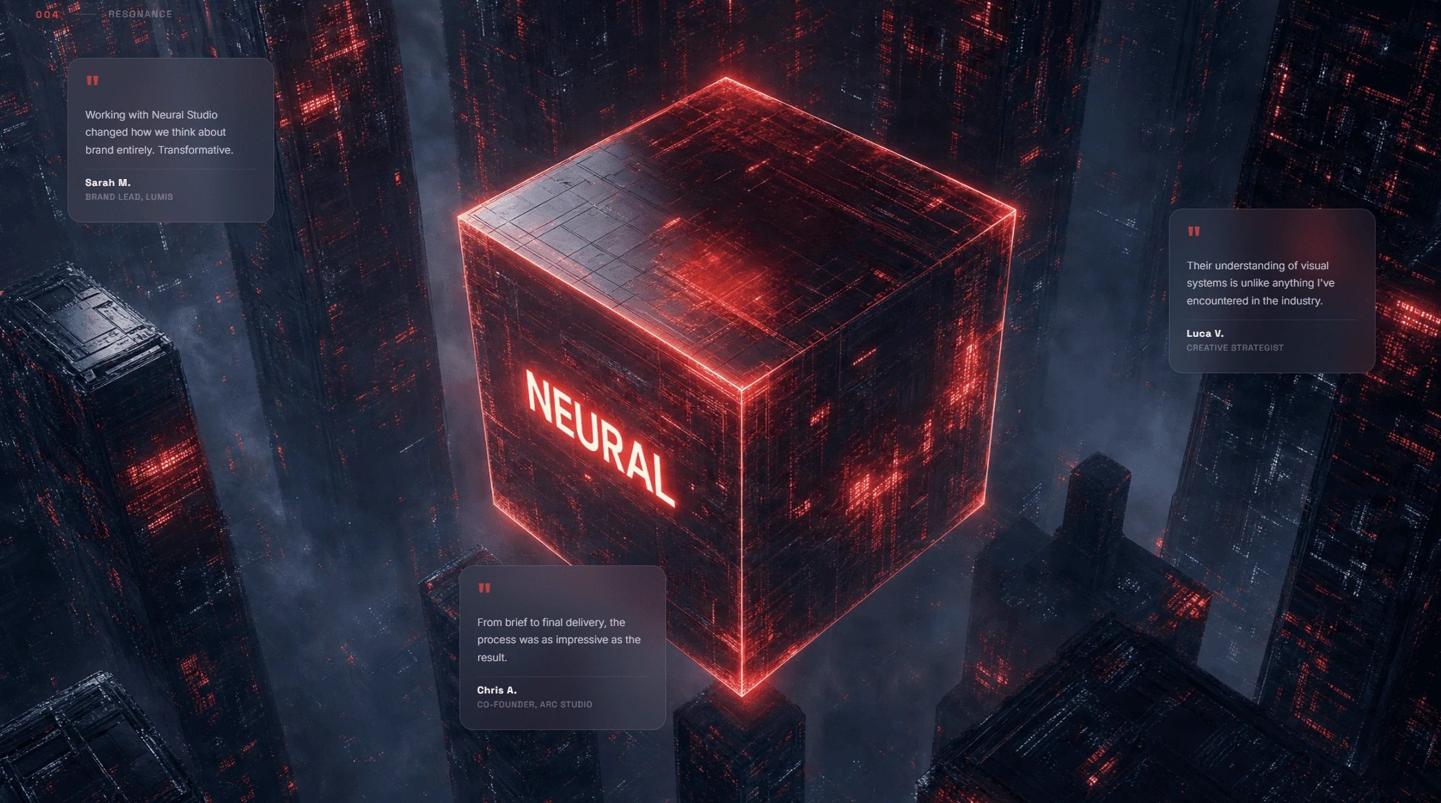 Neural Studio closing section